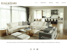 Tablet Screenshot of elsasoyars.com